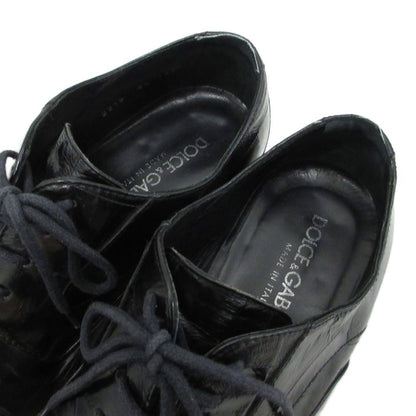 Dolce & Gabbana Business Shoes Leather Dress Pointed Toe 5.5 Black