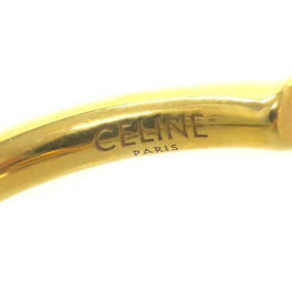 Celine Knot Small Gold Finish Brass Earrings