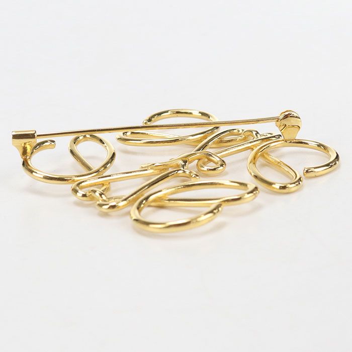 Loewe Anagram 111.25.020 Brooch Metal