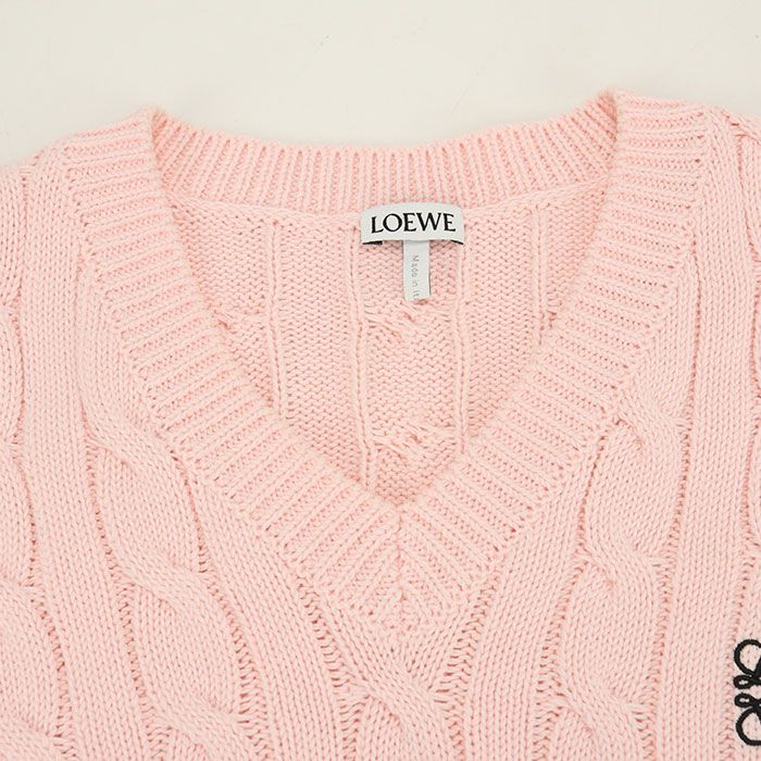 Loewe Sweater Anagram Knit Cotton Polyurethane