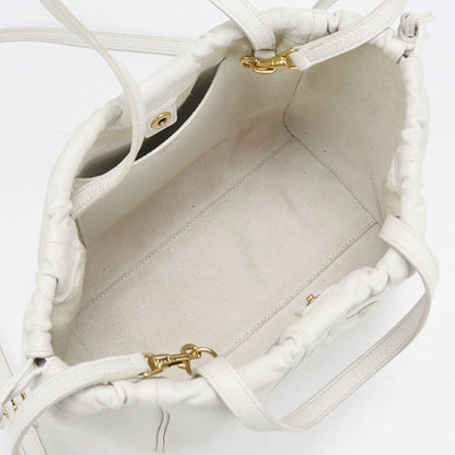 Celine Small Cabas Drawstring Triomphe Handbag Leather