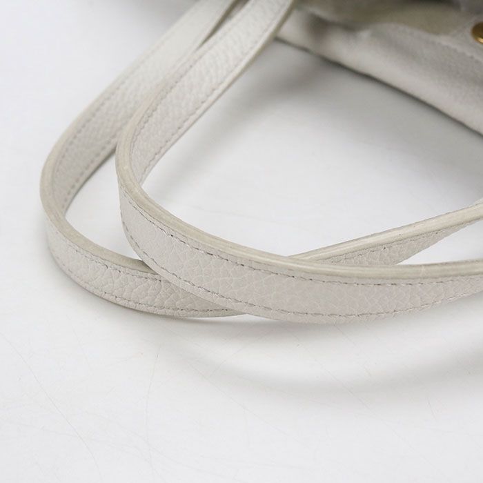 Celine Small Cabas Drawstring Triomphe Handbag Leather
