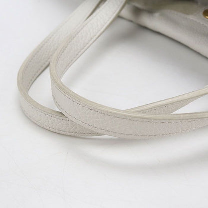 Celine Small Cabas Drawstring Triomphe Handbag Leather