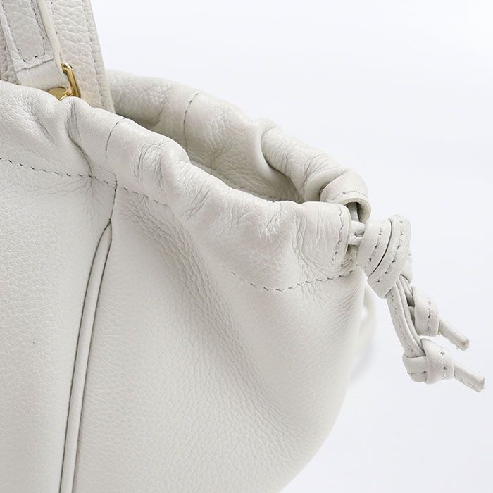 Celine Small Cabas Drawstring Triomphe Handbag Leather