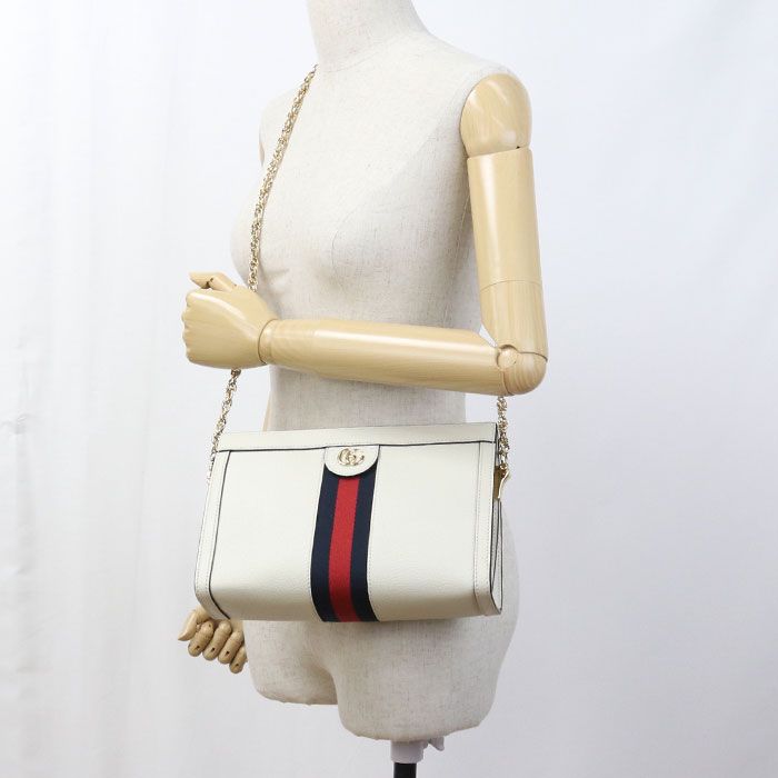 Gucci Chain Ophidia Shoulder Bag Leather