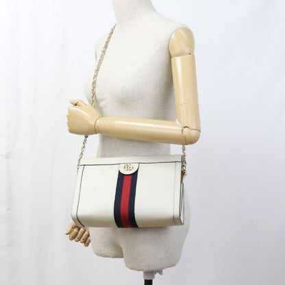 Gucci Chain Ophidia Shoulder Bag Leather