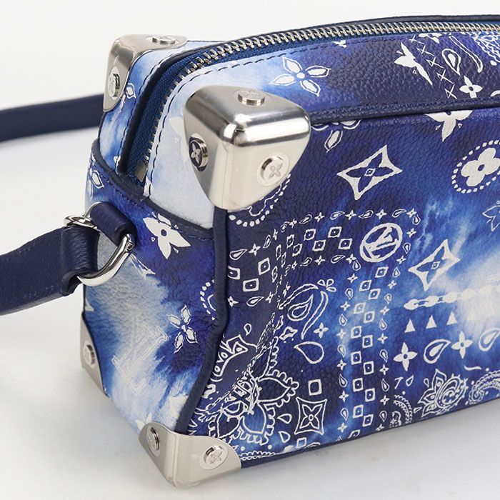 Louis Vuitton Mini Soft Trunk Monogram Bandana Crossbody Shoulder Bag Leather