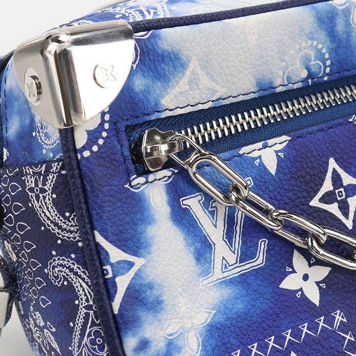 Louis Vuitton Mini Soft Trunk Monogram Bandana Crossbody Shoulder Bag Leather