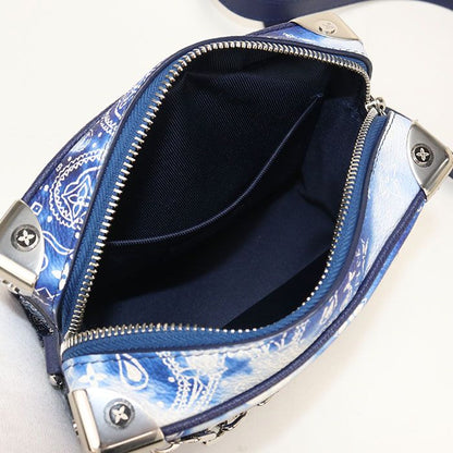 Louis Vuitton Mini Soft Trunk Monogram Bandana Crossbody Shoulder Bag Leather