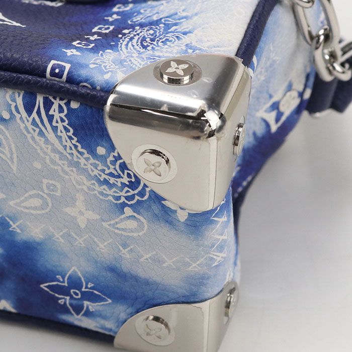 Louis Vuitton Mini Soft Trunk Monogram Bandana Crossbody Shoulder Bag Leather