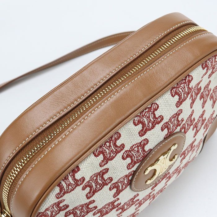 Celine Triomphe Crossbody Shoulder Bag Canvas