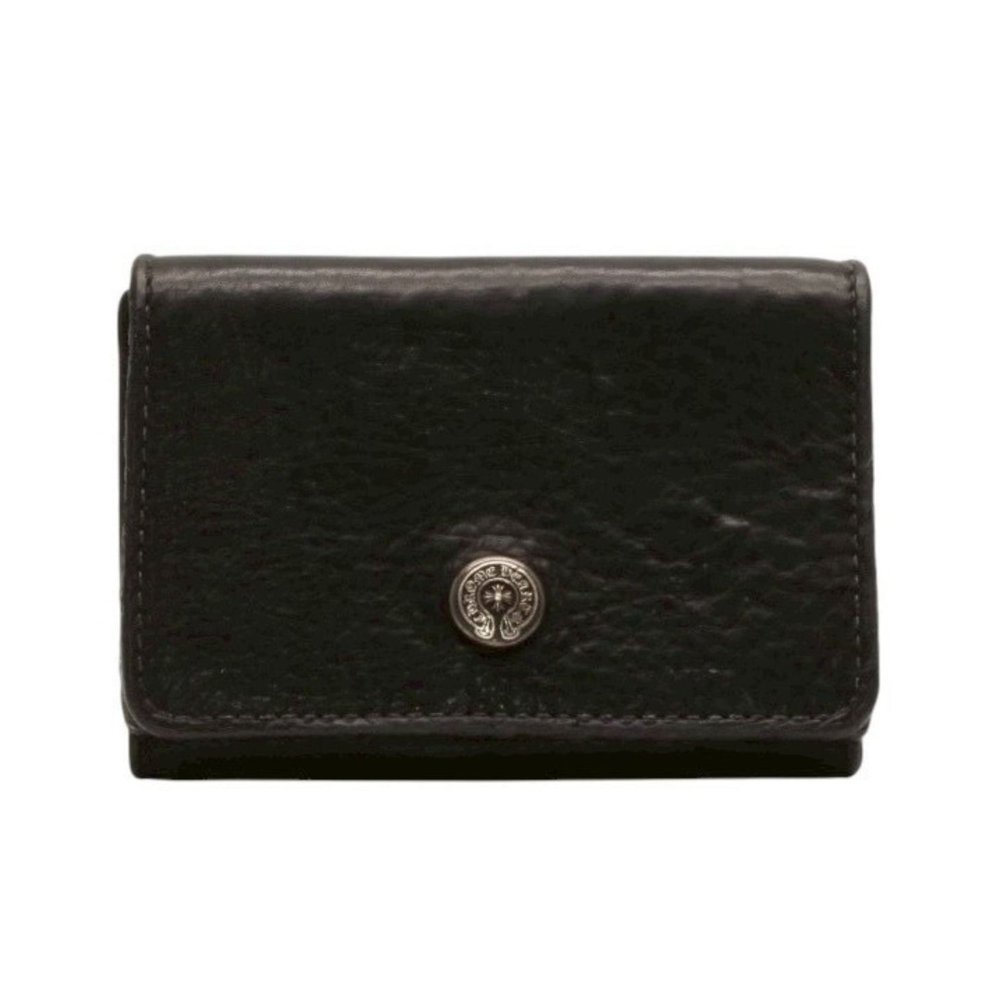Chrome Hearts Open Wound Trifold Wallet Leather 925 Sterling Silver