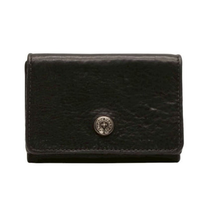 Chrome Hearts Open Wound Trifold Wallet Leather 925 Sterling Silver