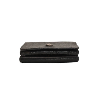 Chrome Hearts Open Wound Trifold Wallet Leather 925 Sterling Silver — view 4