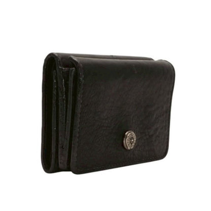 Chrome Hearts Open Wound Trifold Wallet Leather 925 Sterling Silver — view 2