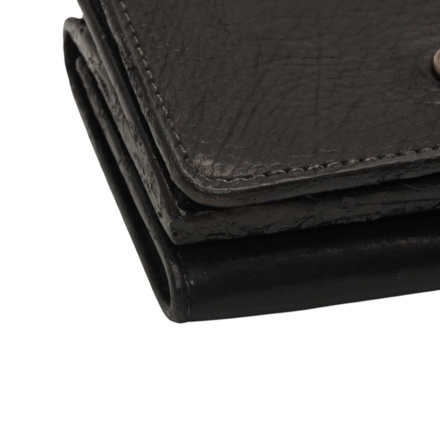 Chrome Hearts Open Wound Trifold Wallet Leather 925 Sterling Silver — view 6