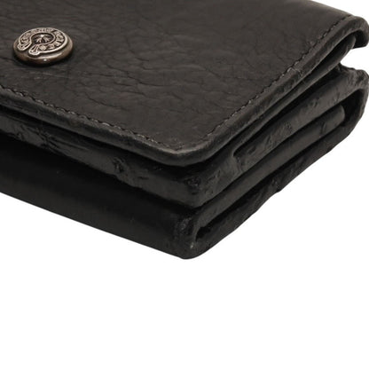 Chrome Hearts Open Wound Trifold Wallet Leather 925 Sterling Silver — view 7