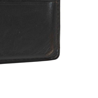 Goyard Bifold Wallet Card Case Herringbone Pattern Black — view 8