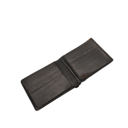Goyard Bifold Wallet Card Case Herringbone Pattern Black — view 4