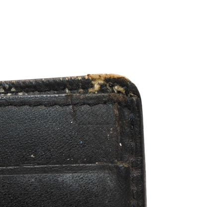Goyard Bifold Wallet Card Case Herringbone Pattern Black — view 7
