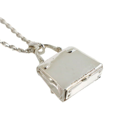 Hermes Kelly Necklace Pendant 925 Sterling Silver Argent