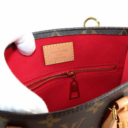 Louis Vuitton Monogram Sac Plat BB 2-Way Bag Brown