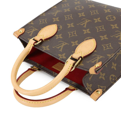 Louis Vuitton Monogram Sac Plat BB 2-Way Bag Brown