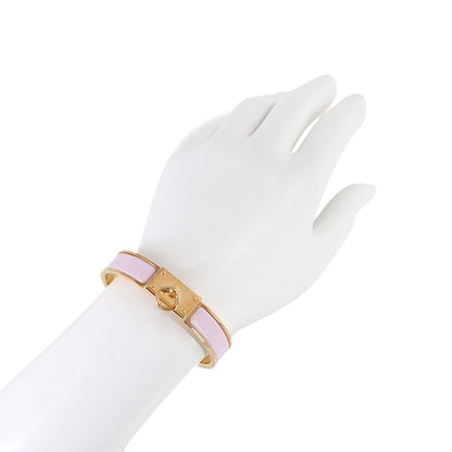 Hermes Clic Anneau Bangle Rose Dragee Pink Gold Bracelet