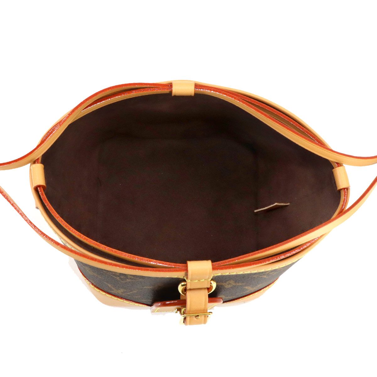 Louis Vuitton Monogram Noe Purse Shoulder Bag Brown Gold