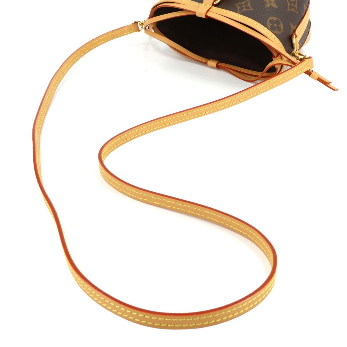 Louis Vuitton Monogram Noe Purse Shoulder Bag Brown Gold