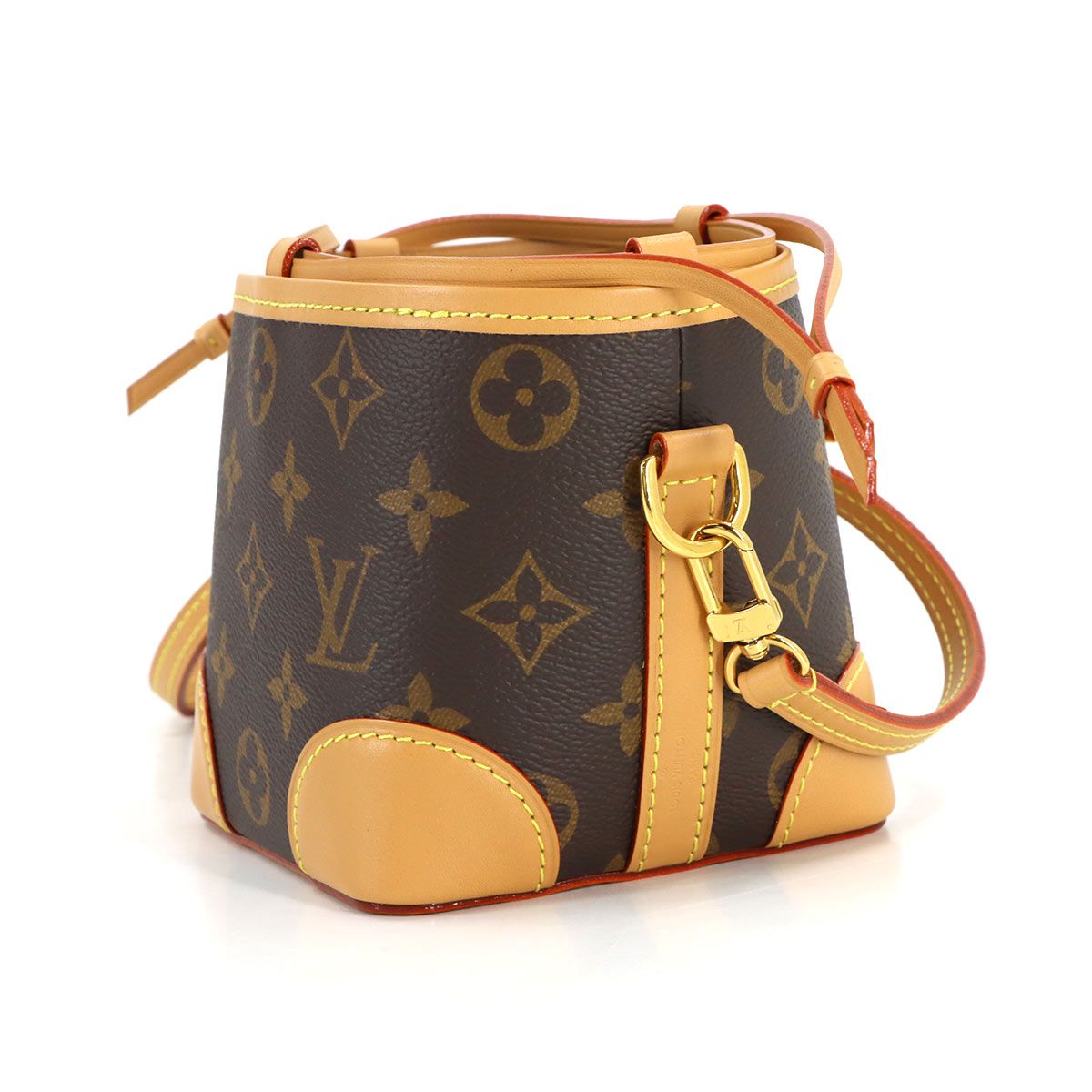 Louis Vuitton Monogram Noe Purse Shoulder Bag Brown Gold
