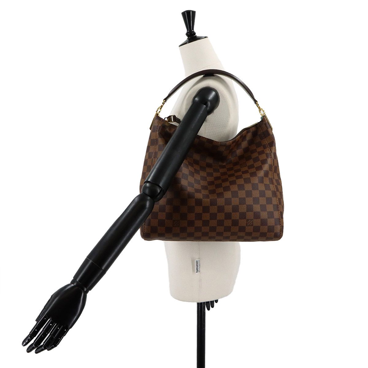 Louis Vuitton Damier Portobello PM Shoulder Bag Ebene