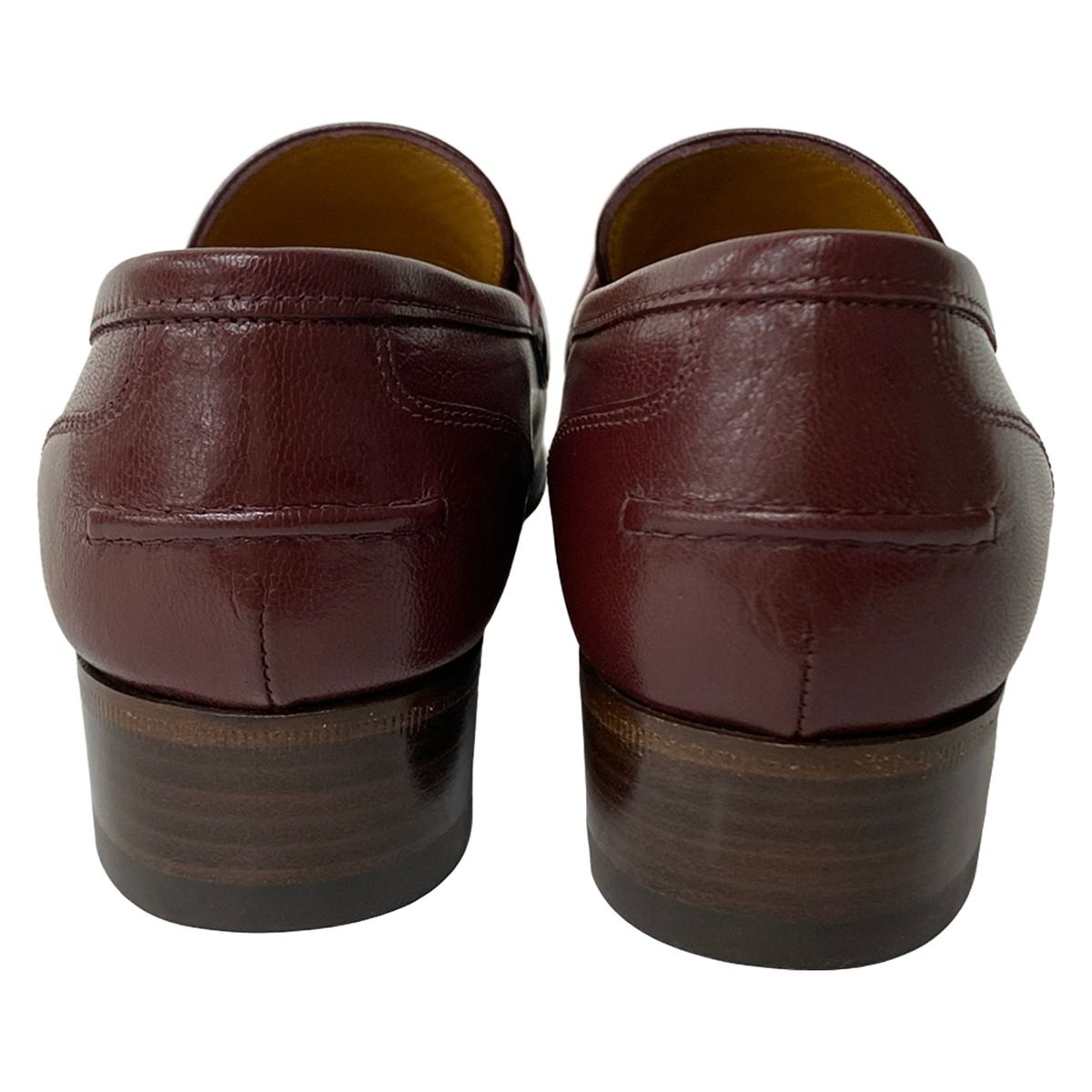 Gucci Loafers 36.5 Gold Horsebit Leather