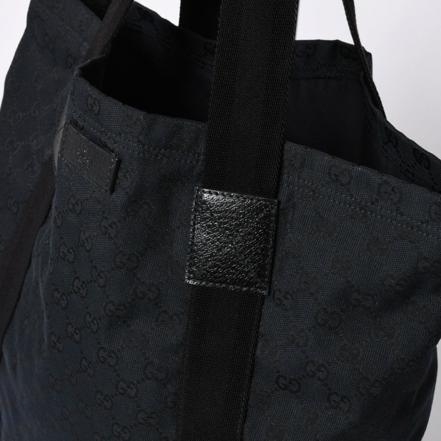 Gucci Tote Bag GG Canvas Black — view 4