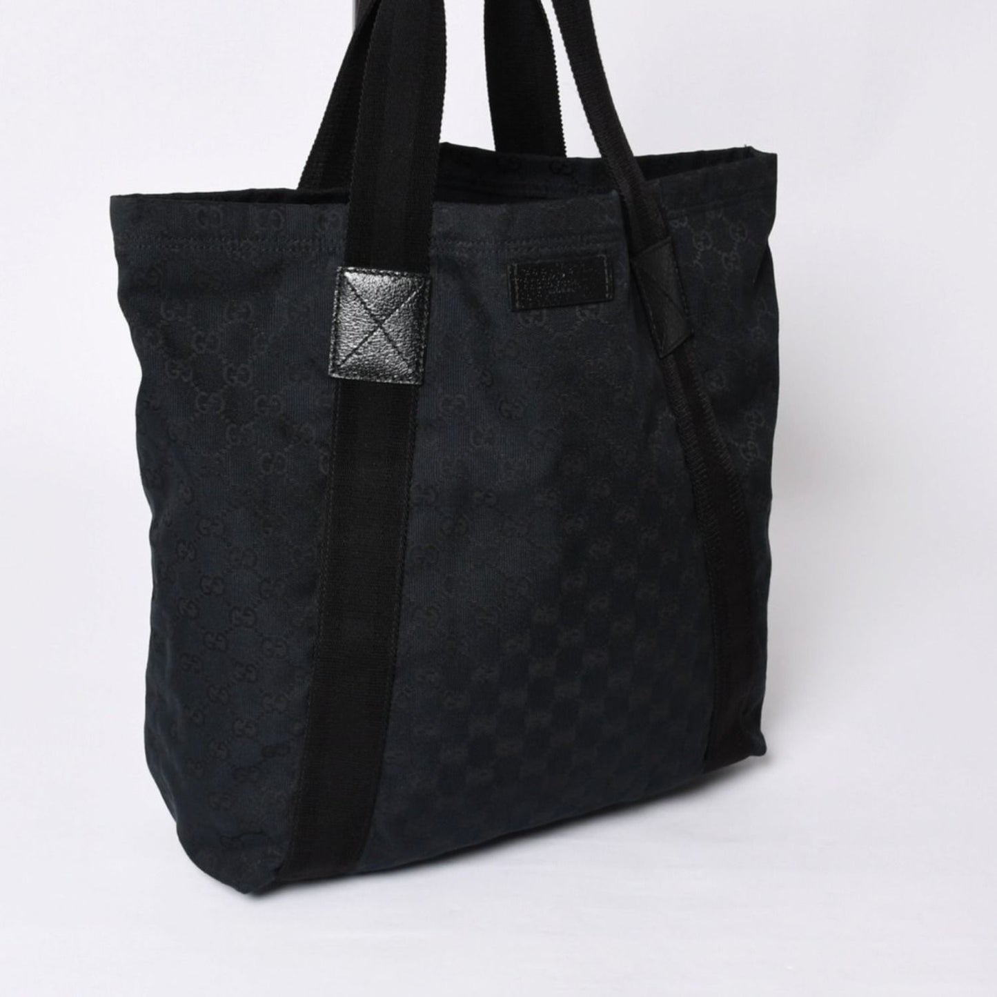 Gucci Tote Bag GG Canvas Black — view 3