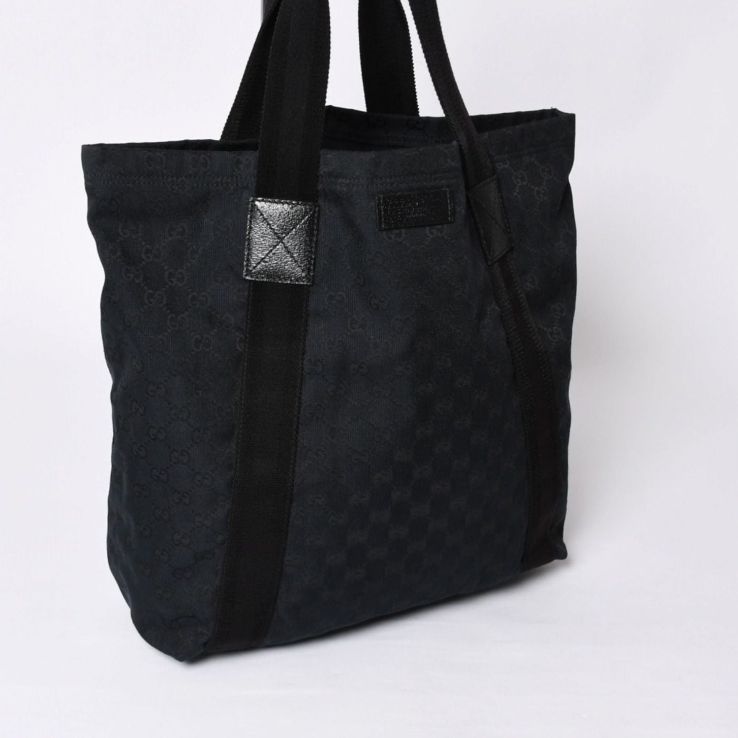 Gucci Tote Bag GG Canvas Black — view 3