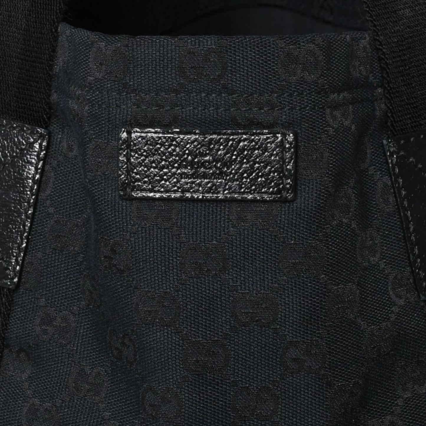 Gucci Tote Bag GG Canvas Black — view 5