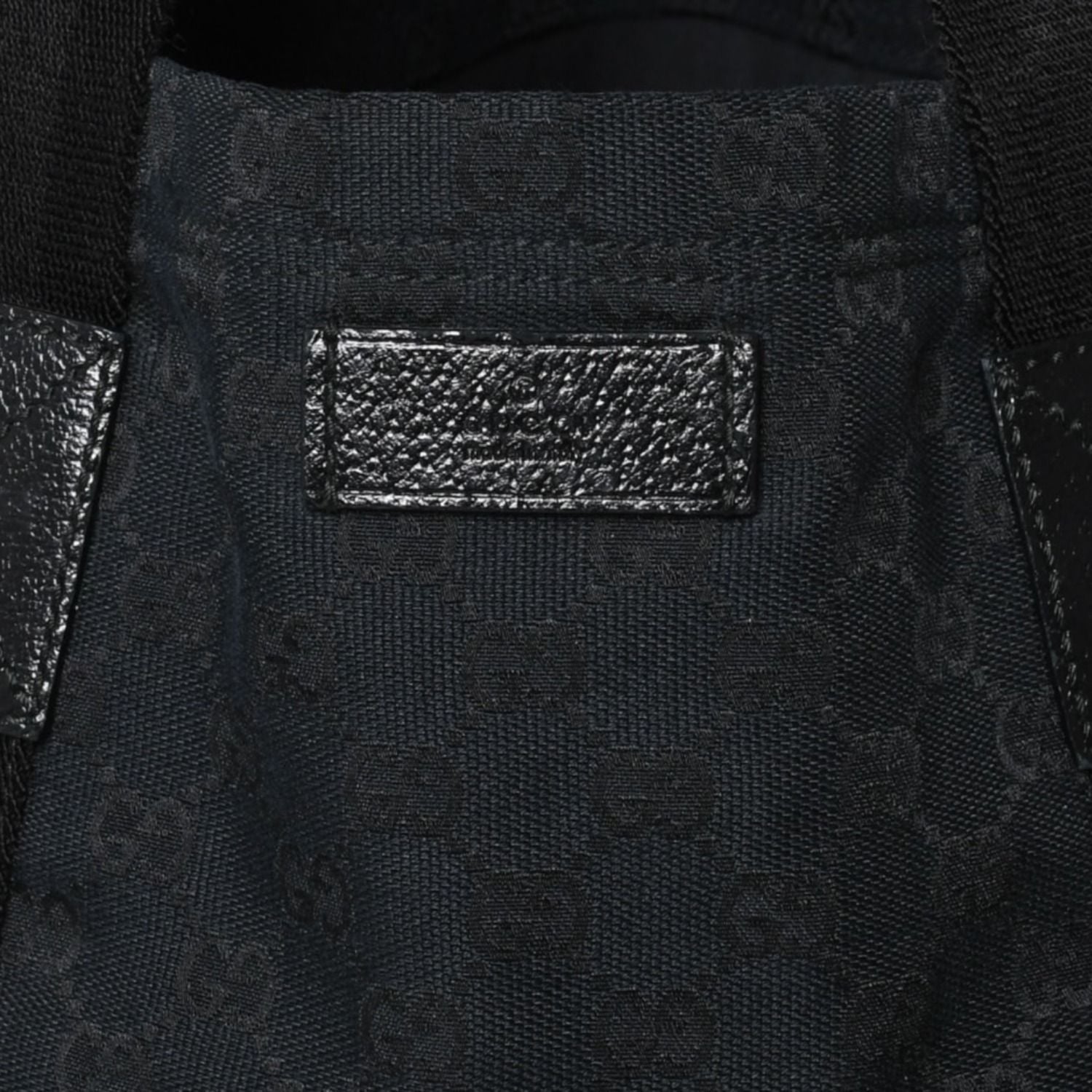 Gucci Tote Bag GG Canvas Black — view 5