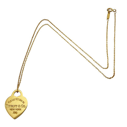 Tiffany & Co Return to Heart Necklace 18k Yellow Gold