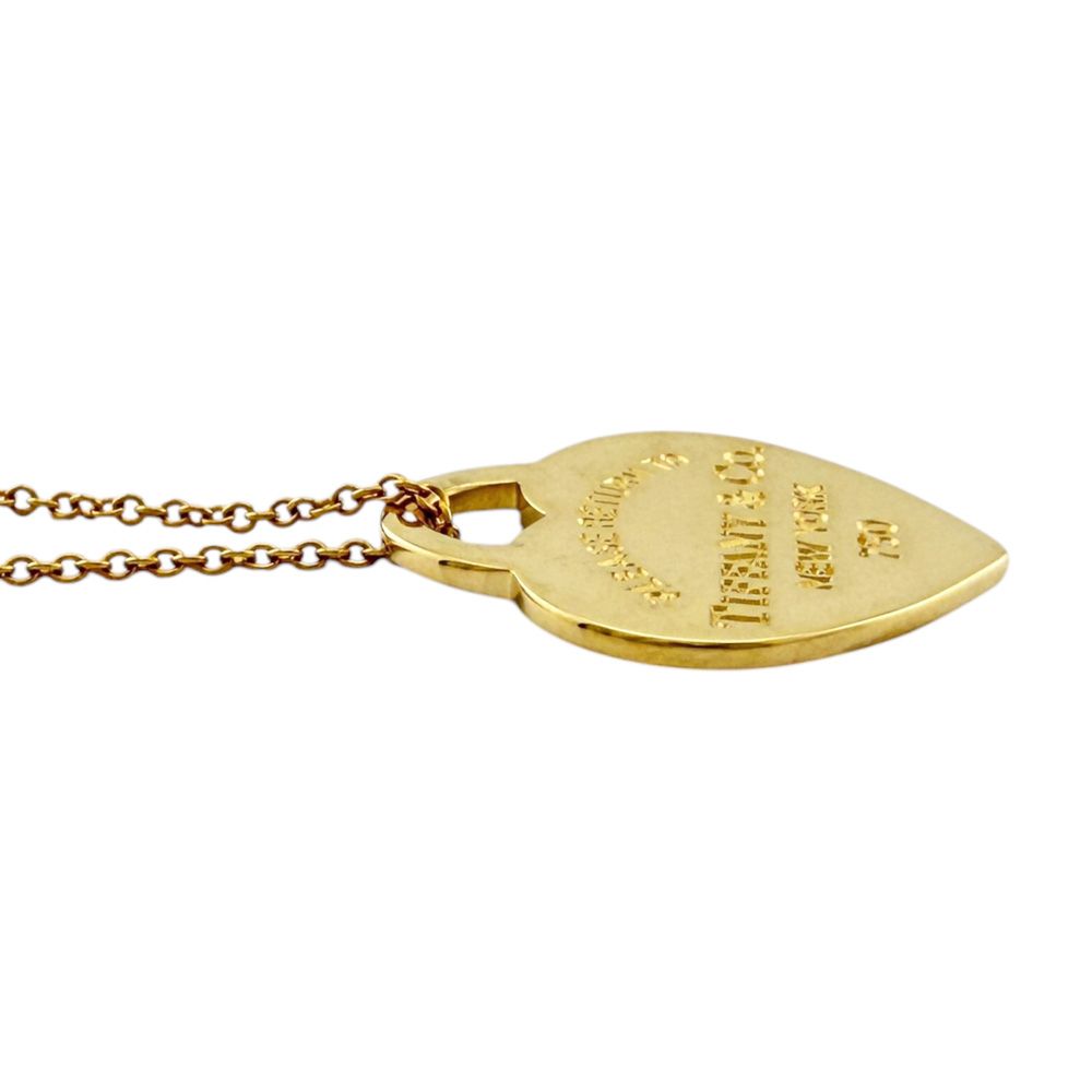 Tiffany & Co Return to Heart Necklace 18k Yellow Gold