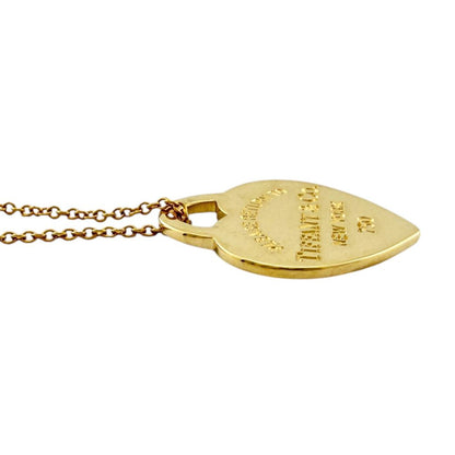 Tiffany & Co Return to Heart Necklace 18k Yellow Gold