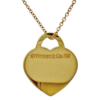 Tiffany & Co Return to Heart Necklace 18k Yellow Gold
