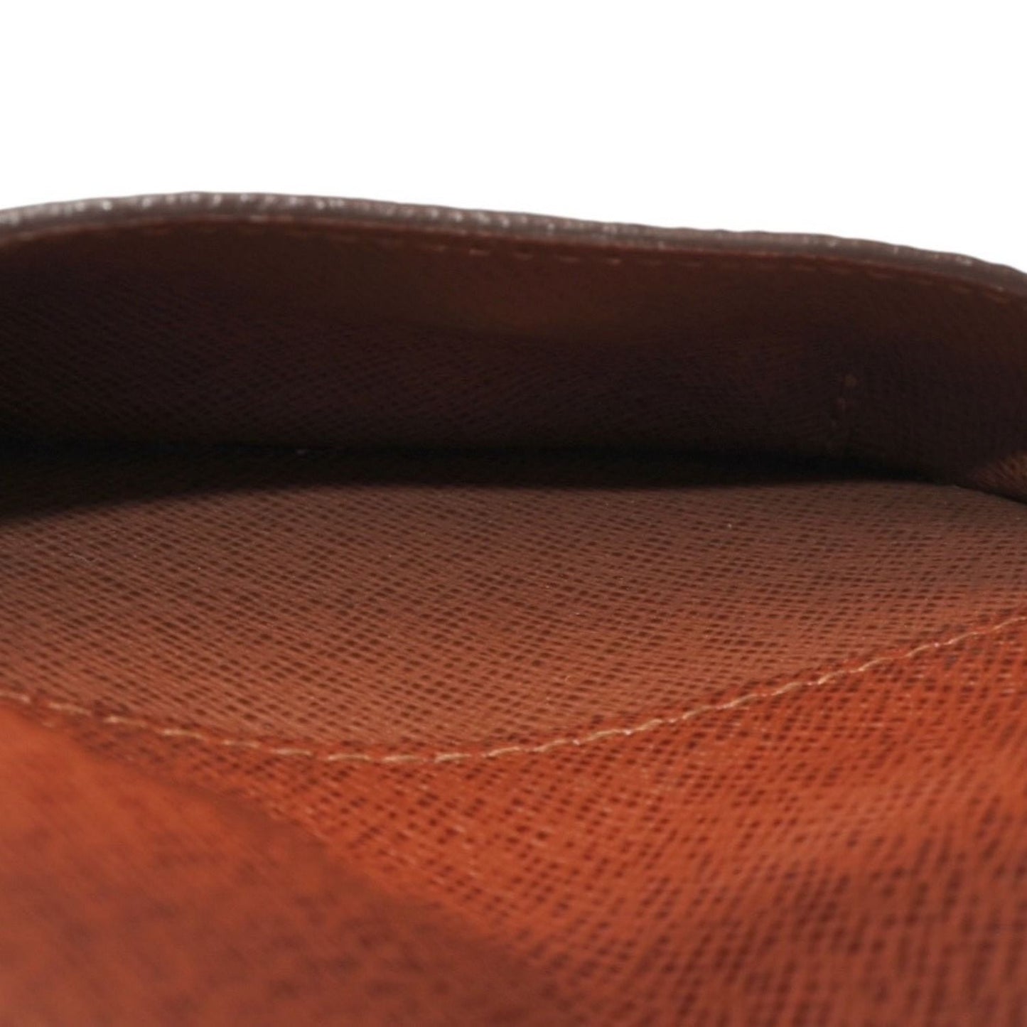 Louis Vuitton Porte Monnaie Ring Coin Purse Gold Brown — view 6
