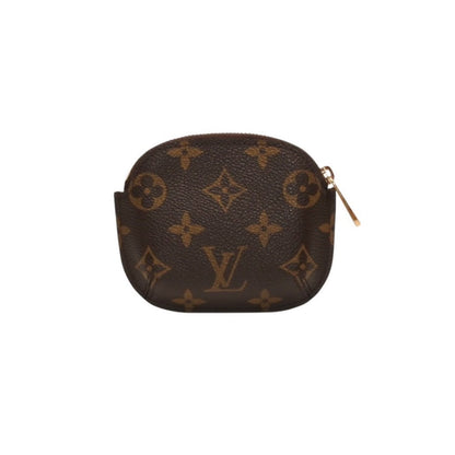 Louis Vuitton Porte Monnaie Ring Coin Purse Gold Brown — view 5