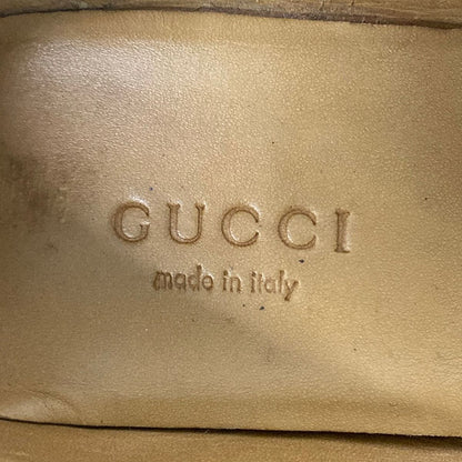 Gucci Loafers 34.5 Horsebit Sherry Black Green Red Leather