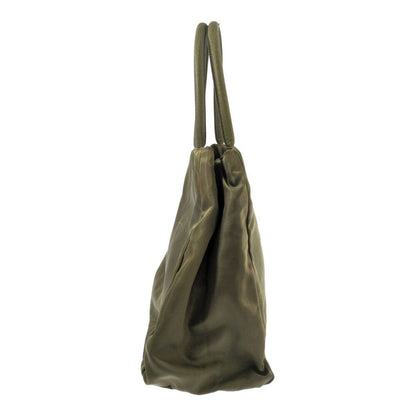 Prada Tessuto Nylon Handbag Olive