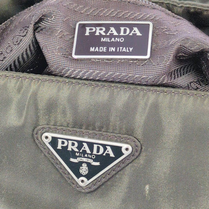 Prada Tessuto Nylon Handbag Olive