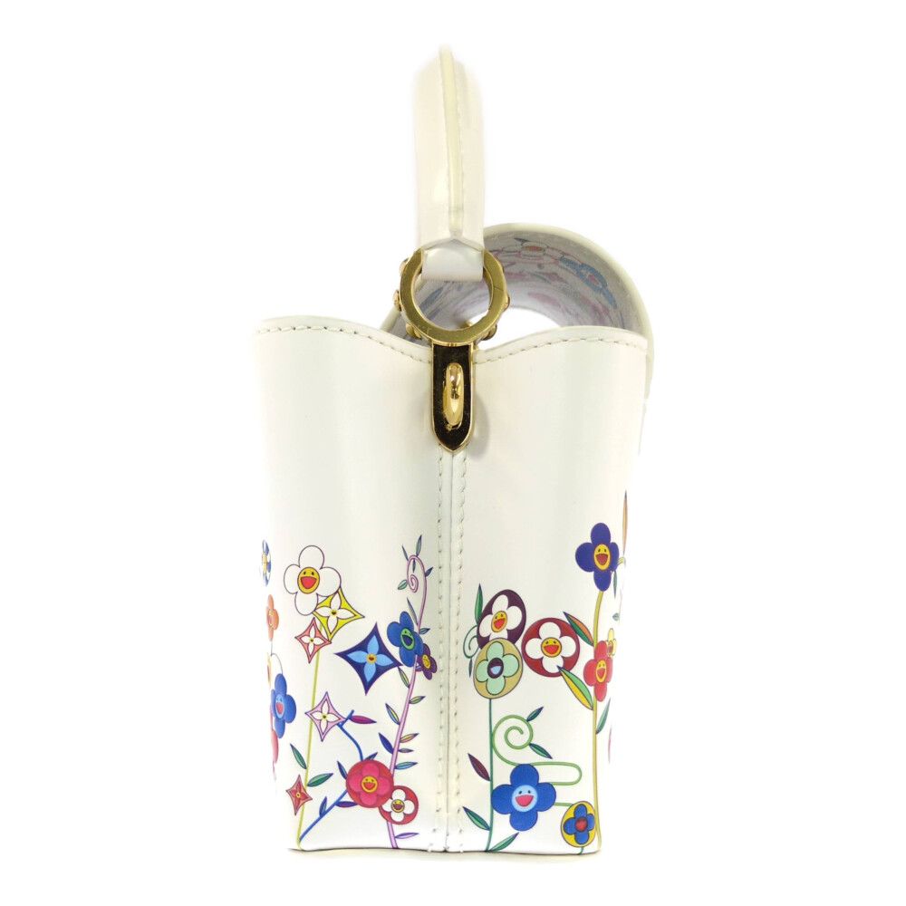 Louis Vuitton Takashi Murakami Capucines East West Mini Flower 2-Way Handbag