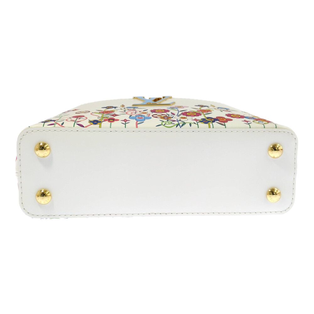 Louis Vuitton Takashi Murakami Capucines East West Mini Flower 2-Way Handbag