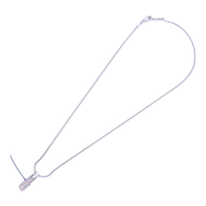 Tiffany & Co Atlas Diamond Necklace Pendant 18k White Gold